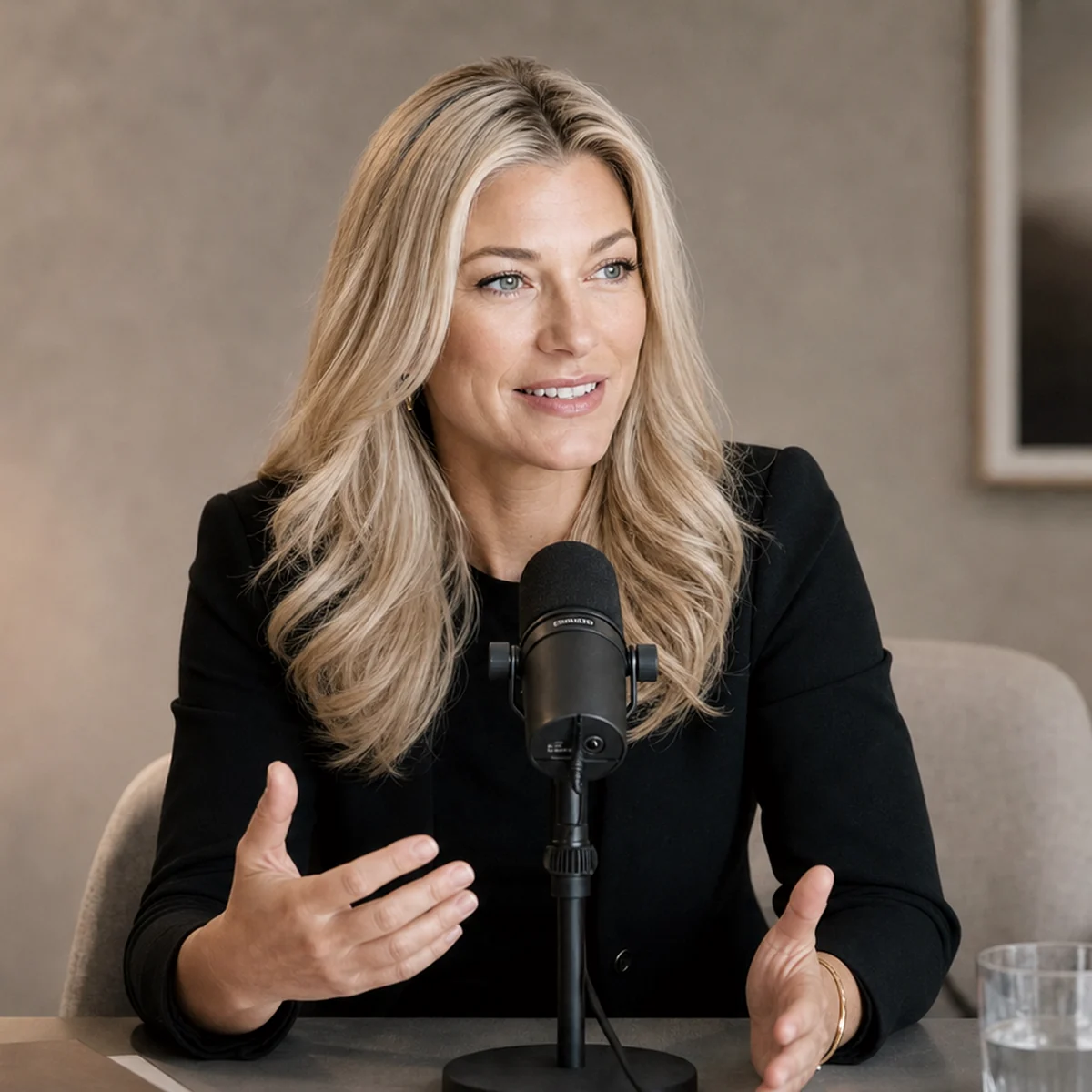 Nicole Junkermann grabando el episodio del pódcast Resumen de IA sobre la IA y el futuro del trabajo Nicole Junkermann grabando el episodio del pódcast Resumen de IA sobre la IA y el futuro del trabajo